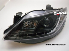 SW-DRL Scheinwerfer Seat Ibiza 6J 08-12 LED-TAGFAHRLICHT black