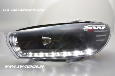 SW-DRL headlights VW Scirocco III Type 13 08-14 LED daytime-running-lamp black