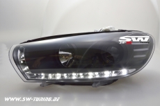 SW-DRL headlights VW Scirocco III Type 13 08-14 LED daytime-running-lamp black