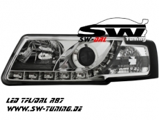SW-DRL Scheinwerfer VW Passat 3B 96-00 LED-Tagfahrlicht chrome