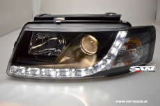 SW-DRL Scheinwerfer VW Passat 3B 96-00 LED-Tagfahrlicht black