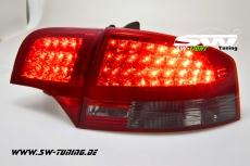SW-Light LED Rckleuchten fr Audi A4 B7 Limousine 04-08 red/smoke