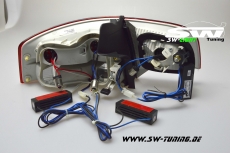 SW-Light LED Rckleuchten fr Audi A4 B7 Limousine 04-08 red/smoke