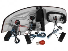 SW-Light LED Rckleuchten fr Audi A4 B7 Limousine 04-08 red/crystal