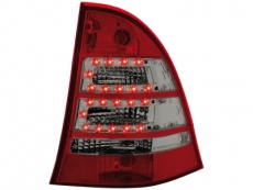 SW-Light LED Rckleuchten fr Mercedes Benz S203 C-Klasse T-Modell red/smoke