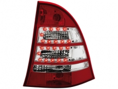 SW-Light LED Rckleuchten fr Mercedes Benz S203 C-Klasse T-Modell red/crystal