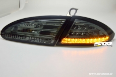 SW-Celi LED Rckleuchten fr Seat Leon 1P 05-09 smoke mit LED Blinker