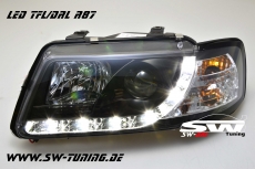 SW-DRL Scheinwerfer AUDI A3 8L 96-00 LED Tagfahrlicht R87 black
