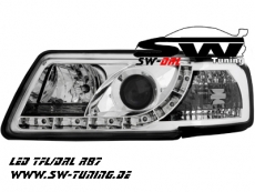 SW-DRL Scheinwerfer AUDI A3 8L 96-00 mit LED Tagfahrlicht R87 ch