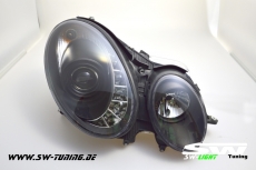 SW-Light Scheinwerfer Mercedes Benz E-Klasse W211 02-06 LED Standlicht Black