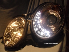 SW-Light Scheinwerfer Mercedes Benz W211 E-Klasse 02-06 chrom HID