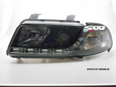 SW-DRL Scheinwerfer AUDI A4 B5 95-98 LED Tagfahrlicht black