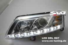 SW-DRL Scheinwerfer AUDI A6 4F 04-07 LED Tagfahrlicht chrome