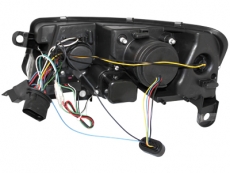 SW-DRL Xenon Scheinwerfer AUDI A6 4F 04-07 LED Tagfahrlicht chrom