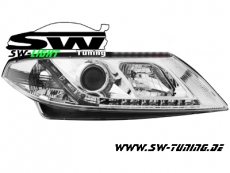 SW-Light headlights Renault Laguna II 01-10/05 LED positionlight chrome