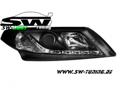 SW-Light headlights Renault Laguna II 01-10/05 LED positionlight black