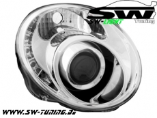 SW-Light Scheinwerfer Fiat 500 07-12 LED Standlicht chrome