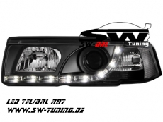 SW-DRL Scheinwerfer BMW E36 Coup/Cabrio 92-98 Tagfahrlicht blac