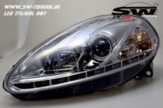 SW-DRL Scheinwerfer Fiat Grande Punto 199 08-09 Tagfahrlicht chrom