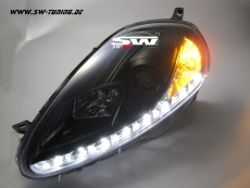SWDRL Scheinwerfer Fiat Grande Punto 199 05-08 Tagfahrlicht black