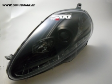 SWDRL Scheinwerfer Fiat Grande Punto 199 05-08 Tagfahrlicht black