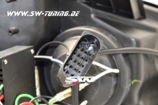SW-DRL Scheinwerfer Ford Focus Mk1 01-04 LED Tagfahrlicht R87 black