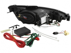 SW-DRL Scheinwerfer Peugeot 206 98-07 LED Tagfahrlicht R87 black