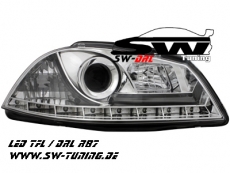 SW-DRL Scheinwerfer Seat Ibiza 6L 03-08 LED Tagfahrlicht R87 chr