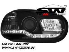 SW-DRL Scheinwerfer VW Golf IV 98-02 LED Tagfahrlicht R87 black