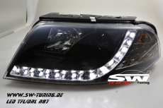 SW-DRL Scheinwerfer VW Passat 3BG LED Tagfahrlicht R87 black