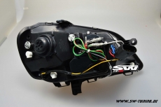 SW-DRL Scheinwerfer VW Polo 9N3 05-09 LED Tagfahrlicht black LWR