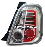 SW-Light LED Rckleuchten Fiat 500 chrome 2007-2012