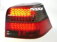SW-Light LED Rckleuchten VW Golf IV 1J 97-04 red/smoke mit LED Blinker