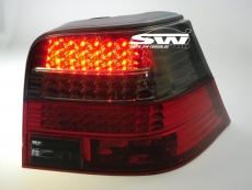 SW-Light LED Rckleuchten VW Golf IV 1J 97-04 red/smoke mit LED Blinker