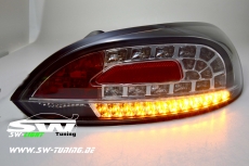LED taillights VW SCIROCCO III 08-14 LED indicators black