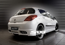 Peugeot 308 Lim 07-11 Heckstostange SW-Split-Design