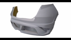 Honda Civic 2006 Heckstostange Aggressiv mit Teilegutachten