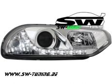 SW-Light Scheinwerfer fr Alfa Romeo 156 97-03 LED Standlicht chrom
