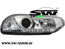 SW-Light Scheinwerfer fr Alfa Romeo 156 97-03 LED Standlicht chrom
