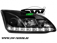 SW-Light Scheinwerfer Ford Focus Mk2 05-08 LED Standlicht black