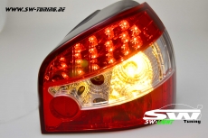 SW LED Rckleuchten fr Audi A3 8L 96-04 red/crystal