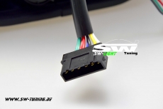 SW LED Rckleuchten fr Audi A3 8L 96-04 red/crystal