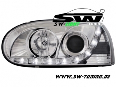 SW-Light headlights VW Golf III 91-98 LED Positionlight chrome