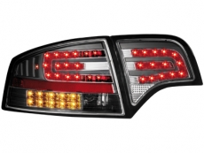 SW-Light LED Rckleuchten fr Audi A4 B7 Lim 04-08 LED Blinker black / clear