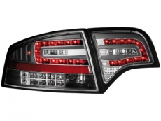 SW-Light LED Rckleuchten fr Audi A4 B7 Lim 04-08 LED Blinker black / clear