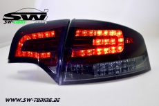 SW-Light LED Rckleuchten fr Audi A4 B7 Lim 04-08 LED Blinker red/smoke