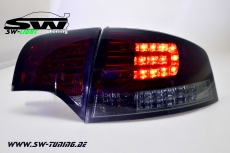 SW-Light LED Rckleuchten fr Audi A4 B7 Lim 04-08 LED Blinker red/smoke