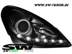 SW-Light Scheinwerfer fr Mercedes Benz SLK R171 04-11 LED Standlicht black