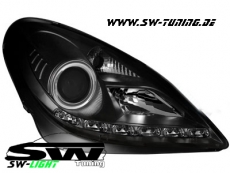 SW-Light Scheinwerfer fr Mercedes Benz SLK R171 04-11 LED Standlicht black