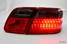 SW-Light LED Rckleuchten fr Mercedes Benz W210 E-Klasse Limousine 95-02 red/smoke